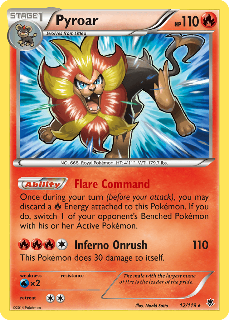 Pyroar, Phantom Forces 12