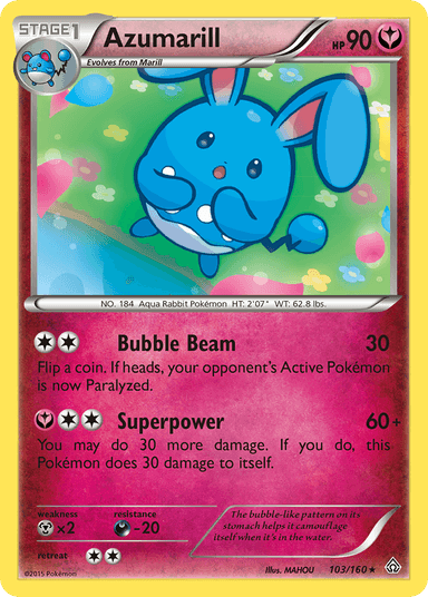 Azumarill, Primal Clash 103