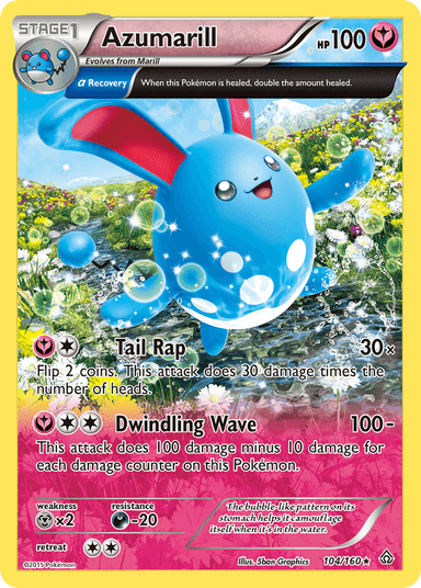 Azumarill, Primal Clash 104