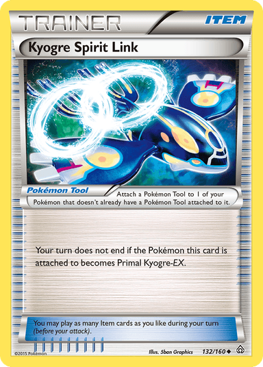 Kyogre Spirit Link, Primal Clash 132