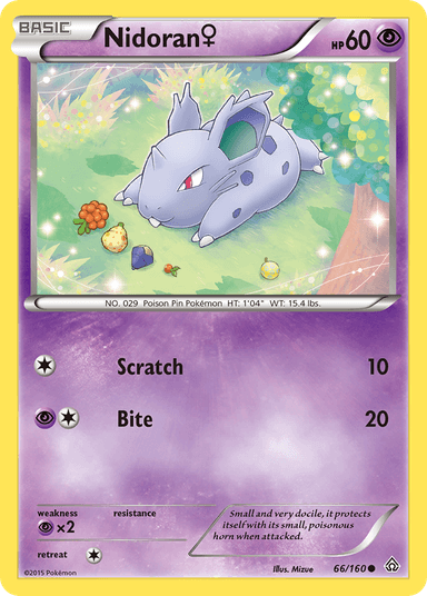Nidoran ♀, Primal Clash 66