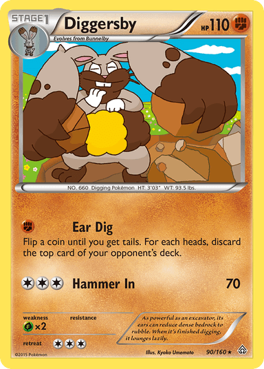 Diggersby, Primal Clash 90