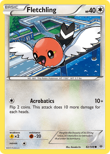 Fletchling, Roaring Skies 82