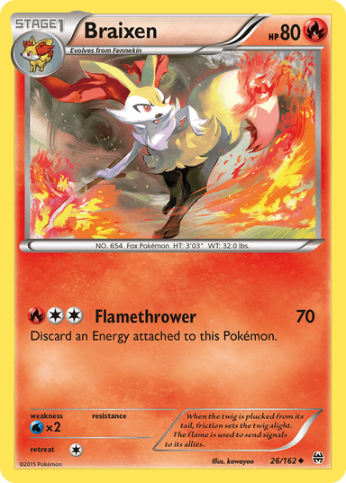 Braixen, BREAKthrough 26