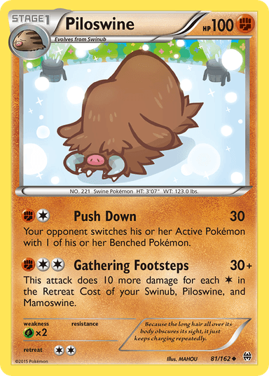 Piloswine, BREAKthrough 81