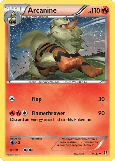 Arcanine, BREAKpoint 11