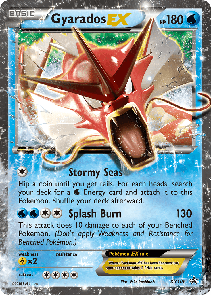 Gyarados-EX, XY Black Star Promos XY106