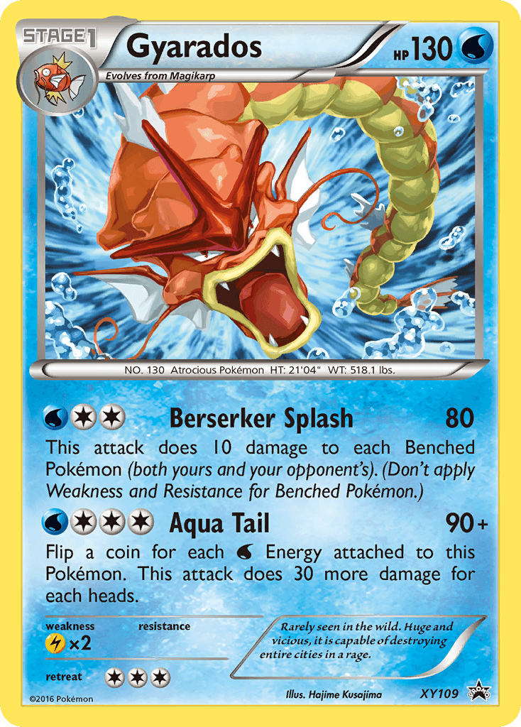 Gyarados, XY Black Star Promos XY109