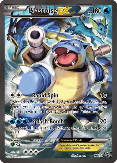Blastoise-EX, XY Black Star Promos XY122