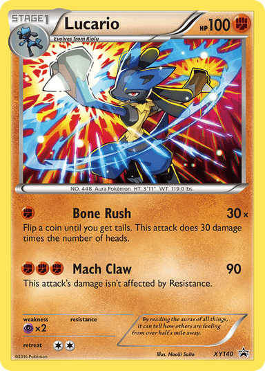 Lucario, XY Black Star Promos XY140