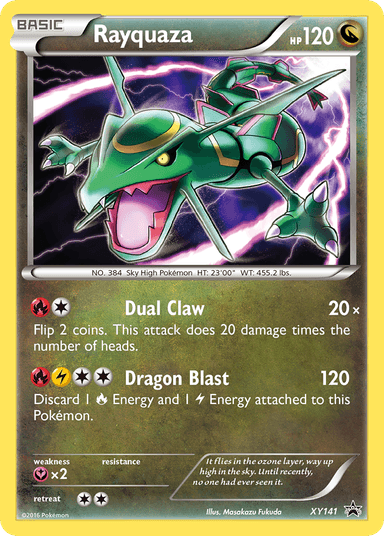 Rayquaza, XY Black Star Promos XY141