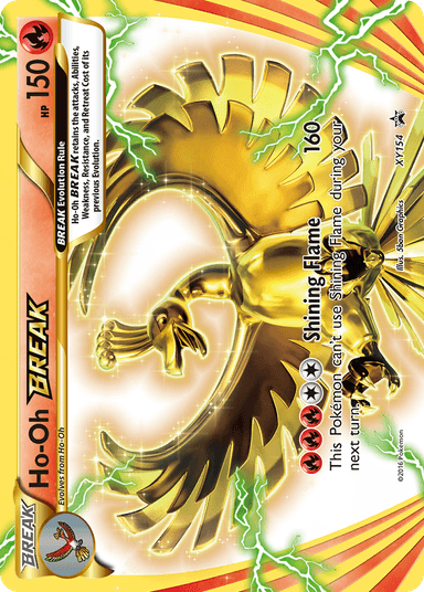 Ho-Oh BREAK, XY Black Star Promos XY154