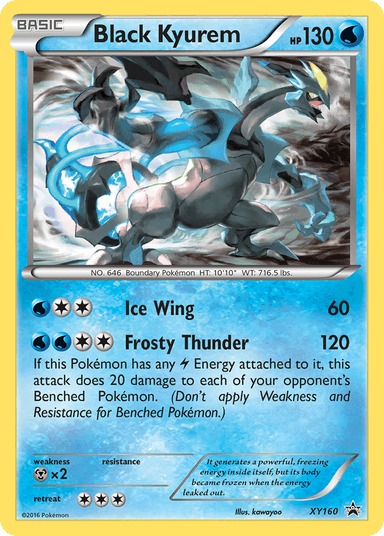 Black Kyurem, XY Black Star Promos XY160