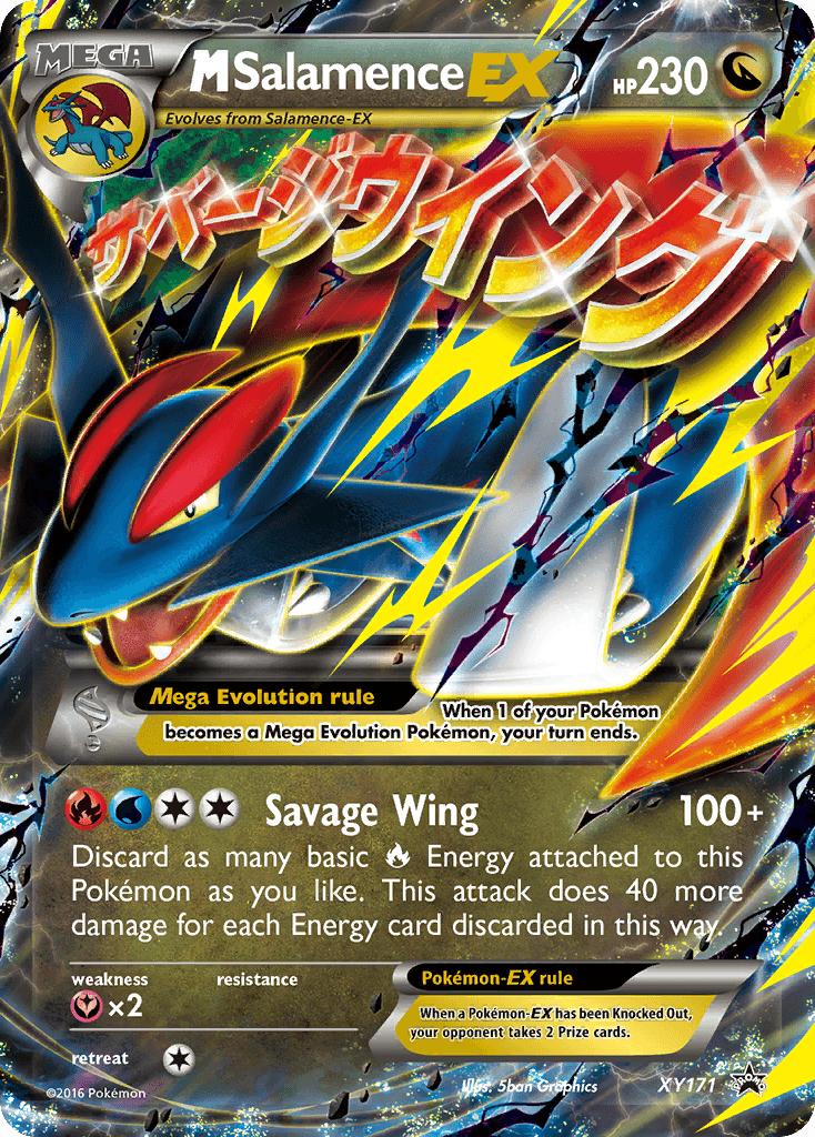 M Salamence-EX, XY Black Star Promos XY171
