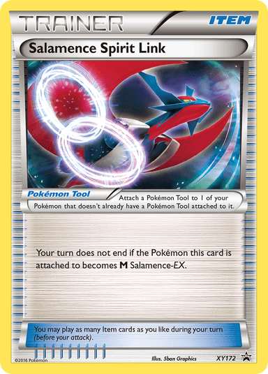 Salamence Spirit Link, XY Black Star Promos XY172