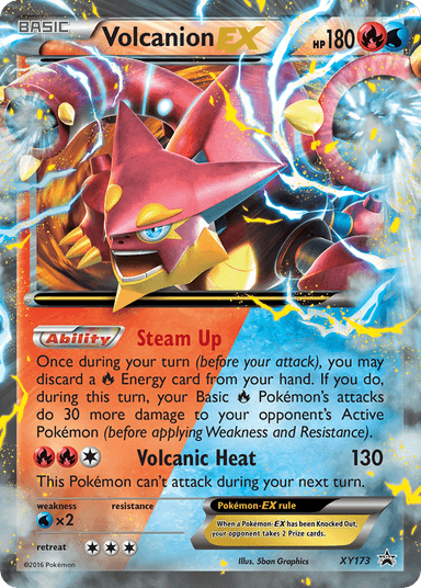 Volcanion-EX, XY Black Star Promos XY173