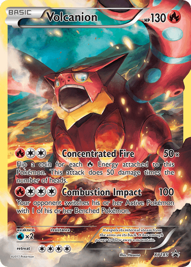 Volcanion, XY Black Star Promos XY185