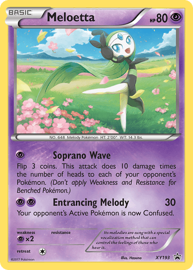 Meloetta, XY Black Star Promos XY193