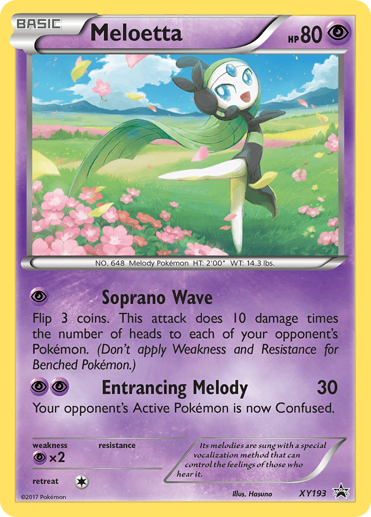 Meloetta, XY Black Star Promos XY193