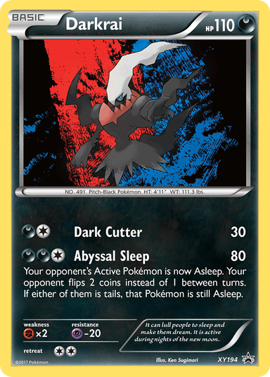 Darkrai, XY Black Star Promos XY194