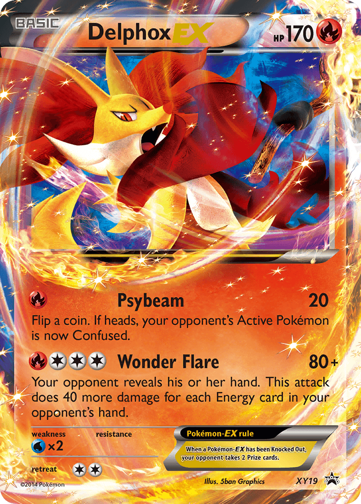 Delphox-EX, XY Black Star Promos XY19