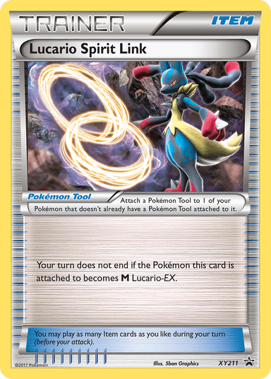 Lucario Spirit Link, XY Black Star Promos XY211