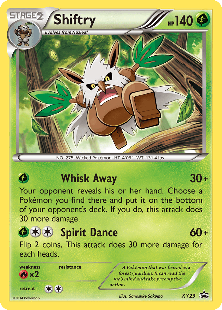 Shiftry, XY Black Star Promos XY23