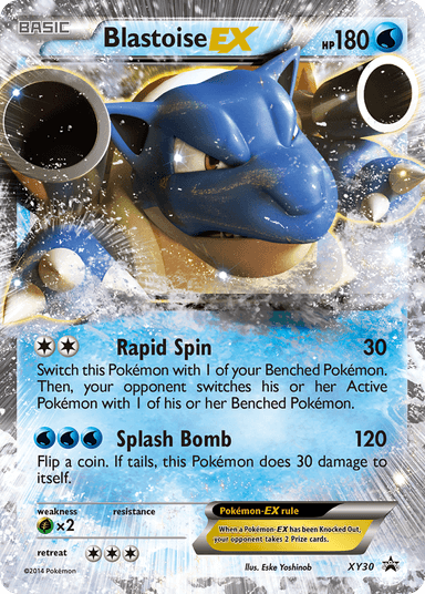 Blastoise-EX, XY Black Star Promos XY30
