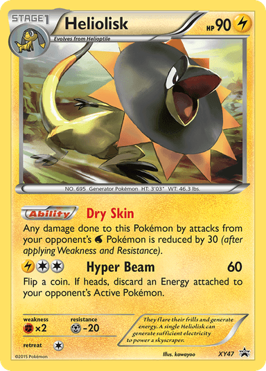 Heliolisk, XY Black Star Promos XY47