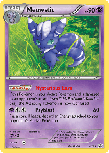 Meowstic, XY Black Star Promos XY48