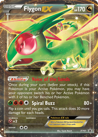 Flygon-EX, XY Black Star Promos XY61