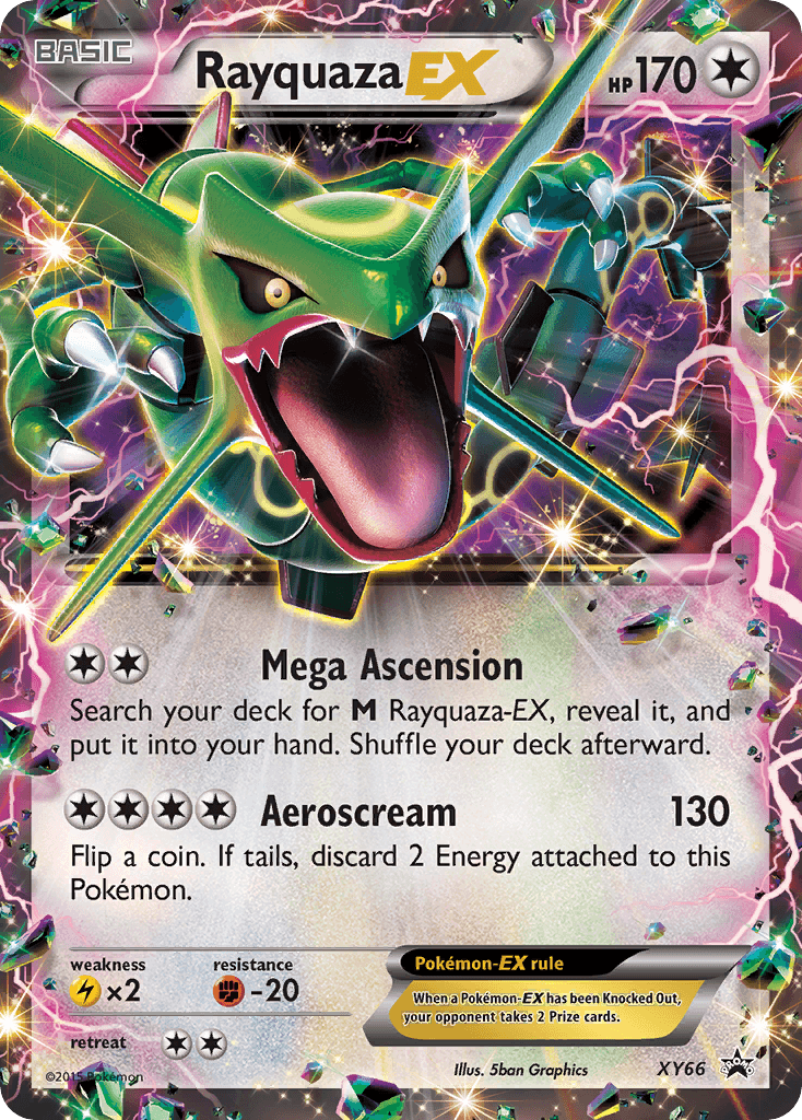 Rayquaza-EX, XY Black Star Promos XY66
