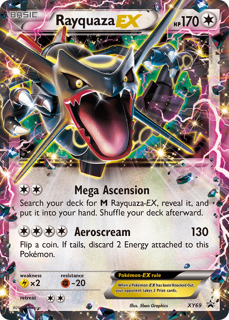 Rayquaza-EX, XY Black Star Promos XY69