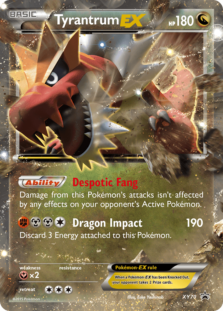Tyrantrum-EX, XY Black Star Promos XY70