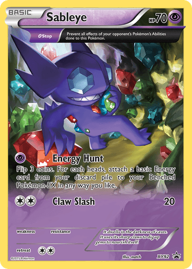 Sableye, XY Black Star Promos XY92