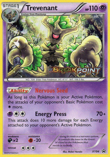 Trevenant, XY Black Star Promos XY94