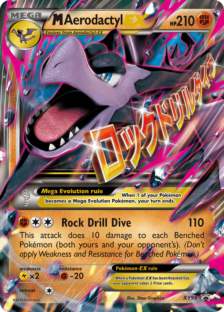 M Aerodactyl-EX, XY Black Star Promos XY98