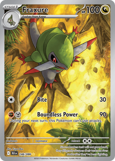 Fraxure, Black Bolt 146