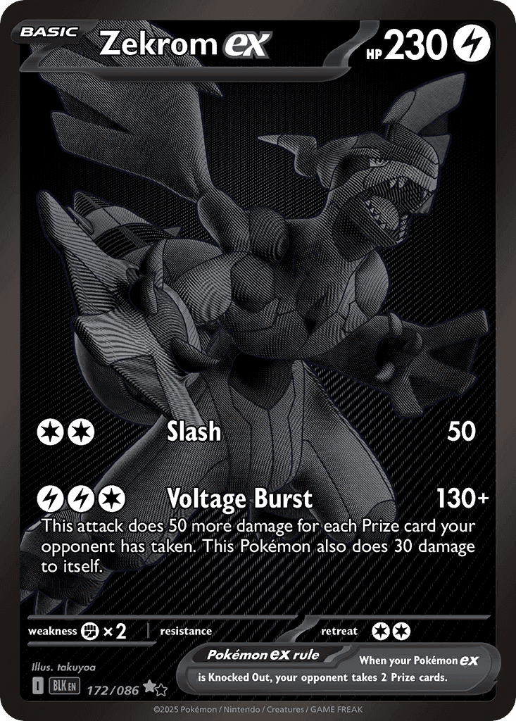 Zekrom ex, Black Bolt 172