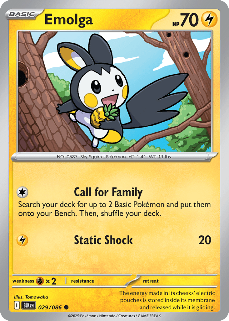 Emolga, Black Bolt 29