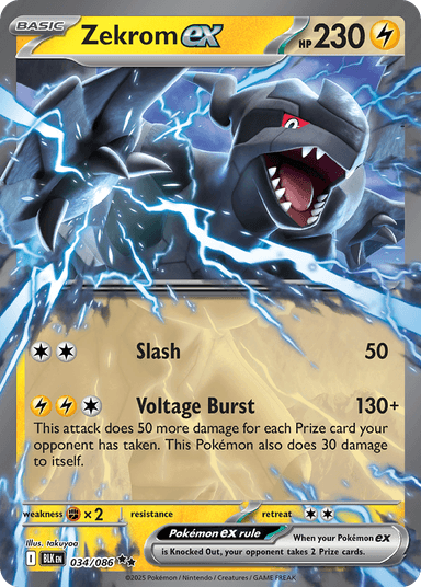 Zekrom ex, Black Bolt 34